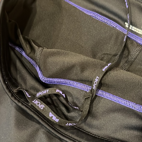 Fila Black Tennis Skort with Pink and Purple Accents Size Small - Picture 12 of 16